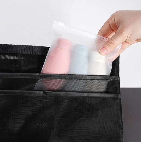 3 pieces travel Silicone Bottles leakproof for Toiletries- 60 ml each